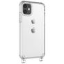 Mobigear Mix & Match Doorzichtig iPhone 11 Flexibel TPU Hoesje met koord - Transparant