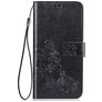 Mobigear Clover Huawei P40 Pro Hoesje Bookcase Portemonnee - Zwart