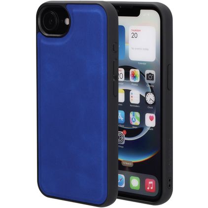 Mobiparts Classic iPhone 17e MagSafe Hoesje TPU,Kunstleer Backcover - Sapphire Blue