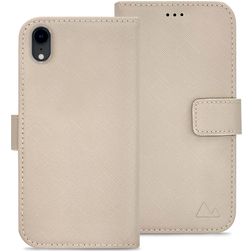 My Style Flex Wallet iPhone XR Hoesje Bookcase Portemonnee - Warm Taupe