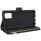 Mobigear Zipper Samsung Galaxy A71 Hoesje Bookcase Portemonnee - Zwart