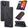 CaseMe 013 iPhone 12 Hoesje Bookcase Portemonnee - Zwart