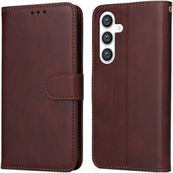 Mobigear Wallet Samsung Galaxy S24 Plus Hoesje Bookcase Portemonnee - Bruin