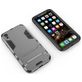 Mobigear Armor Stand iPhone XR Hoesje Hardcase Backcover Shockproof met Standaard - Grijs