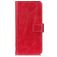 Mobigear Basic Xiaomi Redmi Note 10 5G Hoesje Bookcase Portemonnee - Rood