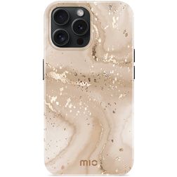 MIO iPhone 15 Pro MagSafe Hoesje Hardcase Backcover - Gold Marble