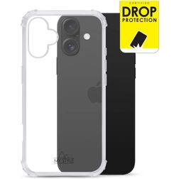 My Style Protective Flex Doorzichtig iPhone 16 Plus Hoesje Flexibel TPU Backcover Shockproof - Transparant