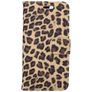 Mobigear Leopard iPhone 7 Hoesje Bookcase Portemonnee - Geel