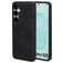 Mobiparts Classic Samsung Galaxy S25 MagSafe Hoesje TPU,Kunstleer Backcover - Graphite Black