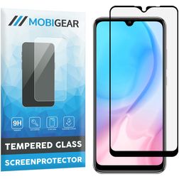 Mobigear Premium Xiaomi Redmi 9C Glazen Screenprotector - Case Friendly - Zwart