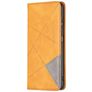 Mobigear Rhombus Slim Nokia G21 Hoesje Bookcase - Cognac