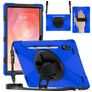Mobigear SureGrip XGuard Samsung Galaxy Tab S11 Ultra Hoes Hard Kunststof,Siliconen Backcover + Stylus Houder + Schouderband + Standaard - Blauw