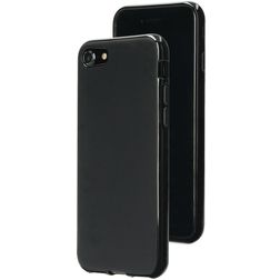 Mobiparts Classic iPhone 8 Hoesje Flexibel TPU Backcover - Matt Black
