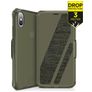 ITSkins SpectrumFolio iPhone XS Max Hoesje Bookcase - Kaki