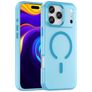 Mobigear Shockproof iPhone 17 Pro Max MagSafe Hoesje Hardcase Backcover - Blauw