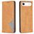 Mobigear Rhombus Slim iPhone Air Hoesje Bookcase - Cognac