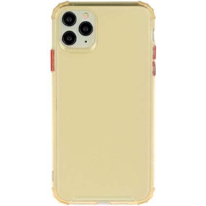 Mobigear Cushion iPhone 12 Pro Max Hoesje Flexibel TPU Backcover Shockproof - Goud