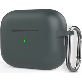 Mobigear Classic Apple AirPods Pro 2 Hoesje Flexibel Siliconen - Grijs