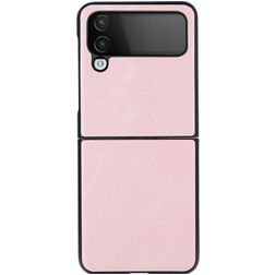 Mobigear Excellent Samsung Galaxy Z Flip 4 Hoesje Hardcase Backcover - Pastelroze