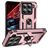 Mobigear Armor ring Xiaomi 15 Hoesje Hardcase Backcover Shockproof met Ringhouder - Roségoud