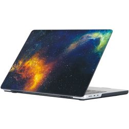 Mobigear Design MacBook Air 15 Inch (2023-2026) Hoes Hardshell Laptopcover MacBook Case - Universe - Model A2941 / A3114 / A3241 / A3448