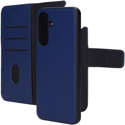 Mobiparts Samsung Galaxy A17 Hoesje Echt Leer Uitneembare 2in1 Bookcase Portemonnee - Blauw