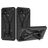 Mobigear Armor Stand Realme C25Y Hoesje Hardcase Backcover Shockproof met Standaard - Zwart
