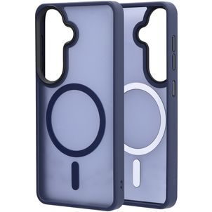 Mobiparts Hardcover Samsung Galaxy S26 MagSafe Hoesje Hardcase Backcover - Satin Blue