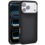 Valenta Silk iPhone 18 Pro Max Siliconen MagSafe Hoesje Backcover Shockproof - Zwart