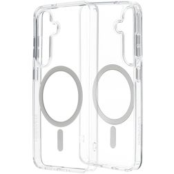 Mobiparts Hardcover Doorzichtig Samsung Galaxy S25 MagSafe Hoesje Hardcase Backcover - Transparant