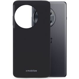 Mobilize Rubber Gelly OnePlus 12R Hoesje Flexibel TPU Backcover - Matt Black