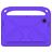 Mobigear AeroArmor Samsung Galaxy Tab A9 (2023) Kinder Tablethoes met Handvat + Stylus Houder - Paars
