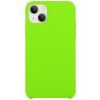 Mobigear Rubber Touch iPhone 15 Plus Siliconen Hoesje Backcover - Lime