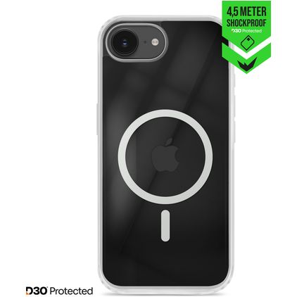 Striker X-Core Xtreme Impact Doorzichtig iPhone 17e MagSafe Hoesje Hardcase Backcover Shockproof - Transparant
