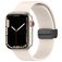 Mobigear Sport Mag Siliconen Apple Watch Bandje Magneetsluiting - 42/41/40/38 mm - Sterrenlicht
