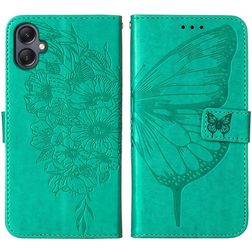 Mobigear Butterfly Samsung Galaxy A05 Hoesje Bookcase Portemonnee - Groen