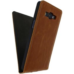 Mobilize Premium Magnet Samsung Galaxy A5 (2015) Hoesje Flipcase - Bruin