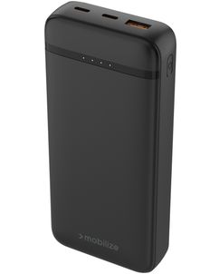 Mobilize Triple USB / USB-C Powerbank 20.000 mAh Power Delivery 20W - Zwart