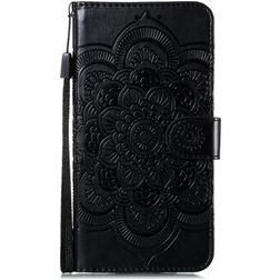 Mobigear Mandala Huawei P40 Hoesje Bookcase Portemonnee - Zwart