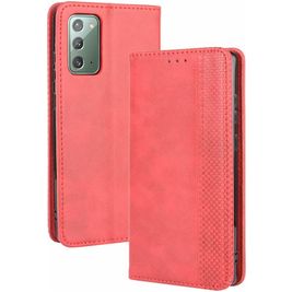 Mobigear Sensation Samsung Galaxy S20 FE Hoesje Bookcase Portemonnee - Rood