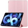 Mobigear Tri-Fold Gel iPad Air 5 (2022) Hoes TPU,Kunstleer Bookcase - Roségoud