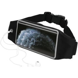 Mobiparts Comfort Fit Belt Telefoonhouder Hardlopen iPhone 11 Pro Sport Hoesje Neopreen Heuptas - Zwart