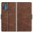 Mobigear Slim Magnet Motorola Moto G50 Hoesje Bookcase Portemonnee - Bruin