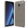 Mobigear Brushed Slim Samsung Galaxy A8 (2018) Hoesje Flexibel TPU Backcover - Grijs