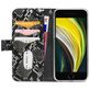 Mobilize Magnet Zipper iPhone 7 Hoesje Uitneembare 2in1 Bookcase Portemonnee - Zwart