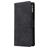 Mobigear Zipper Samsung Galaxy S10 Lite Hoesje Bookcase Portemonnee - Zwart