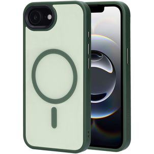 Mobiparts Hardcover iPhone 16e MagSafe Hoesje Hardcase Backcover - Satin Green