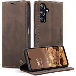 CaseMe 013 Samsung Galaxy A16 Hoesje Bookcase Portemonnee - Bruin