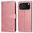 Mobigear Wallet iPhone 17 Pro Hoesje Bookcase Portemonnee - Roségoud