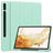 Mobigear Tri-Fold Gel Samsung Galaxy Tab S9 Plus Hoes TPU,Kunstleer Bookcase + Stylus Houder - Turquoise
